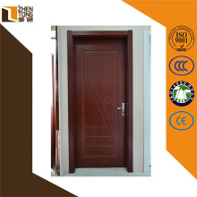 Porte en verre de mdf de PVC de conception de mode de haute qualité, images extérieures de porte en bois, porte en bois intérieure pour l&#39;hôpital